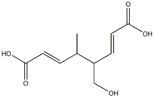 Bisacrylic acid 1-hydroxymethyl-2-methyl-1,2-ethanediyl ester Struktur