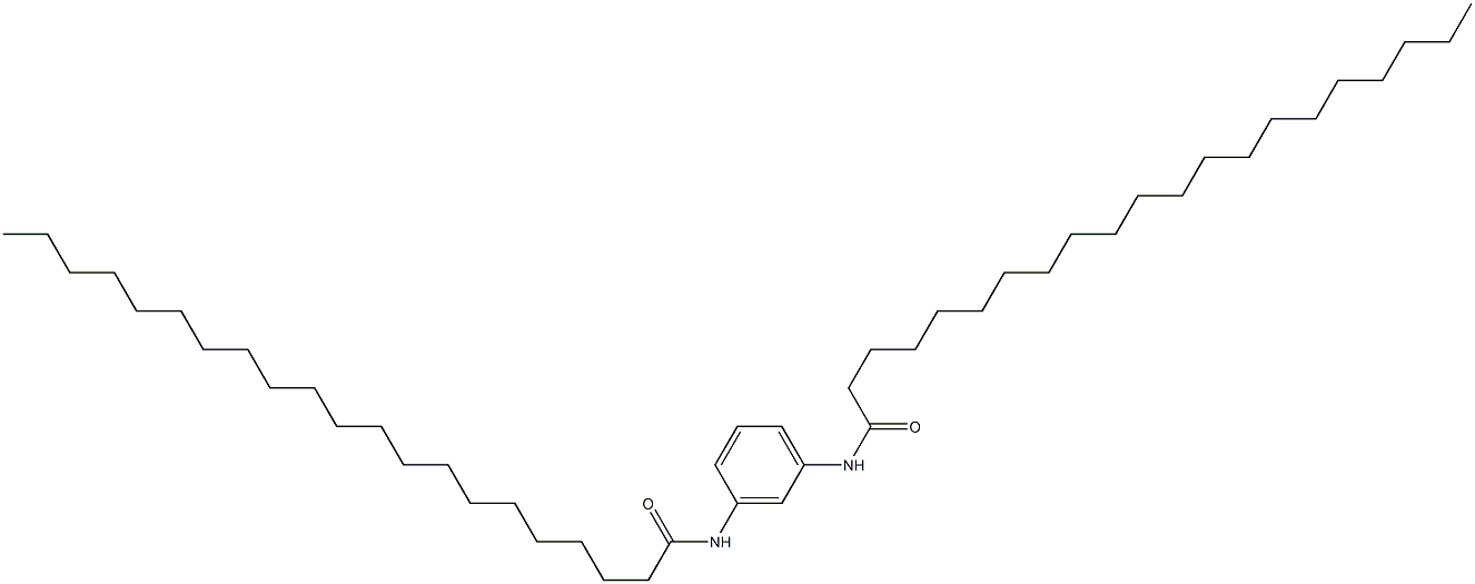 N,N'-Bis(1-oxohenicosyl)-m-phenylenediamine Struktur