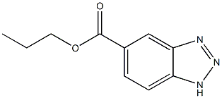 1H-Benzotriazole-5-carboxylic acid propyl ester Struktur