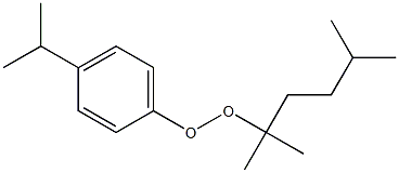 4-Isopropylphenyl 1,1,4-trimethylpentyl peroxide Struktur