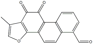 10,11-Dihydro-1-methyl-10,11-dioxophenanthro[1,2-b]furan-6-carbaldehyde Struktur