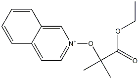 2-(1-Ethoxycarbonyl-1-methylethoxy)isoquinolinium Struktur