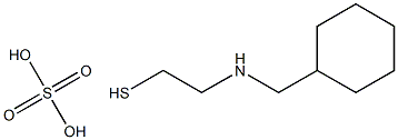 2-(Cyclohexylmethyl)aminoethanethiol sulfate Struktur