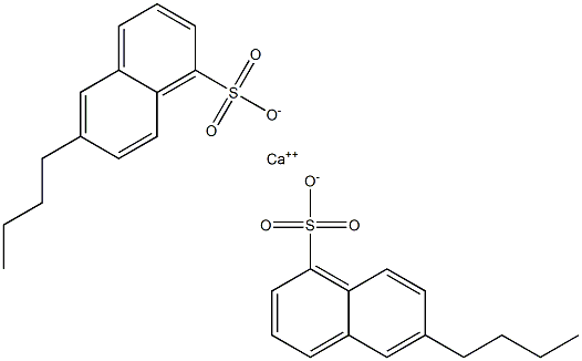 Bis(6-butyl-1-naphthalenesulfonic acid)calcium salt Struktur