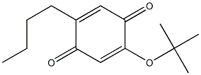 2-(tert-Butyloxy)-5-butyl-2,5-cyclohexadiene-1,4-dione Struktur