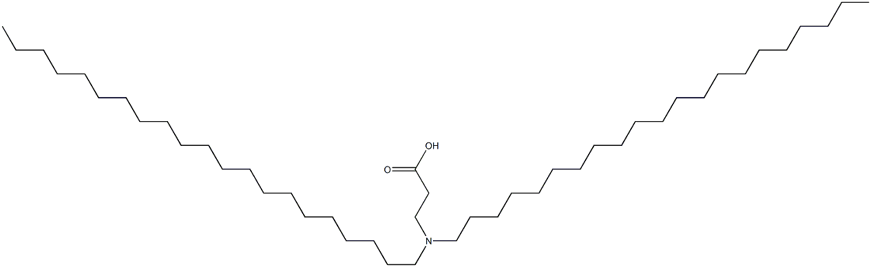 3-(Dihenicosylamino)propanoic acid Struktur