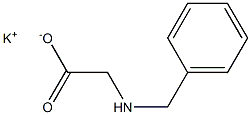 2-(Benzylamino)acetic acid potassium salt Struktur