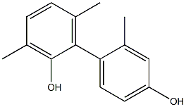 2',3,6-Trimethyl-1,1'-biphenyl-2,4'-diol Struktur