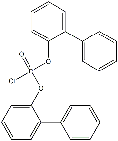 Chlorophosphonic acid di(2-biphenylyl) ester Struktur