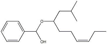 Benzaldehyde [(Z)-3-hexenyl]3-methylbutyl acetal Struktur