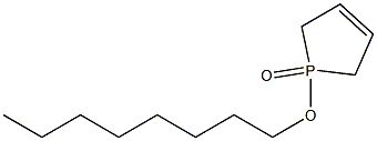 1-(Octyloxy)-2,5-dihydro-1H-phosphole 1-oxide Struktur