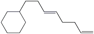 8-Cyclohexyl-1,5-octadiene Struktur