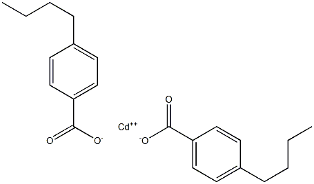 Bis(4-butylbenzoic acid)cadmium salt Struktur