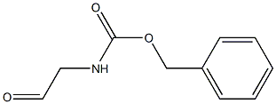 2-(Benzyloxycarbonylamino)acetaldehyde Struktur