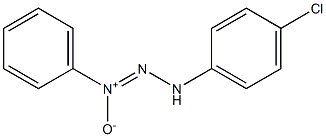 3-(4-Chlorophenyl)-1-phenyltriazene 1-oxide Struktur