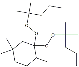 2,5,5-Trimethyl-1,1-bis(1,1-dimethylbutylperoxy)cyclohexane Struktur