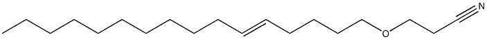 3-(5-Hexadecenyloxy)propionitrile Struktur