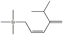 [(2Z)-4-Isopropyl-2,4-pentadienyl]trimethylsilane Struktur