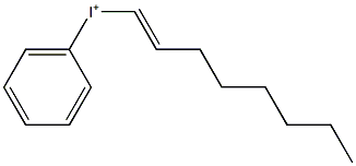 1-Octenyl(phenyl)iodonium Struktur
