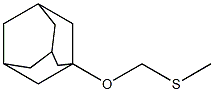 1-[(Methylthio)methoxy]adamantane Struktur