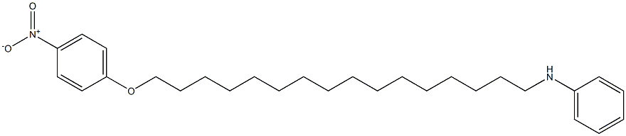 N-[16-(4-Nitrophenoxy)hexadecyl]aniline Struktur