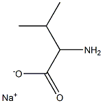 2-Amino-3-methylbutyric acid sodium salt Struktur