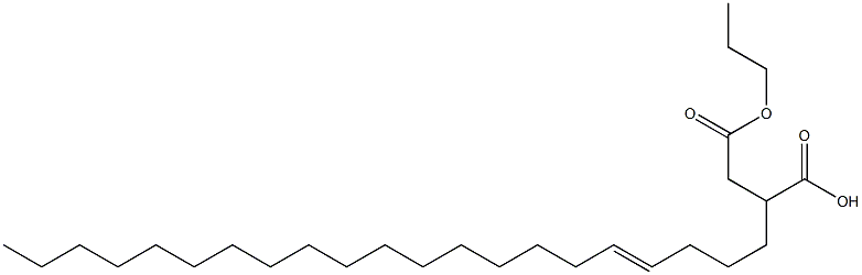 2-(4-Henicosenyl)succinic acid 1-hydrogen 4-propyl ester Struktur