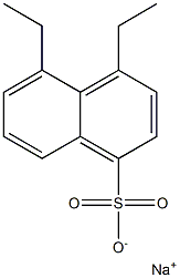 4,5-Diethyl-1-naphthalenesulfonic acid sodium salt Struktur