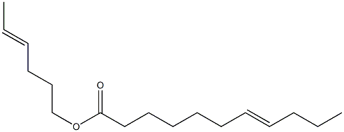 7-Undecenoic acid 4-hexenyl ester Struktur