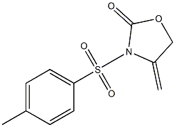 3-Tosyl-4-methyleneoxazolidine-2-one Struktur