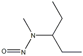 Methyl(1-ethylpropyl)nitrosamine Struktur