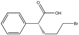 [R,(-)]-5-Bromo-2-phenylvaleric acid Struktur