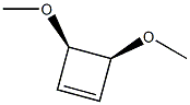 (3R,4S)-3,4-Dimethoxy-1-cyclobutene Struktur