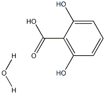 2,6-Dihydroxybenzoic acid hydrate Struktur