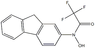 N-(9H-Fluoren-2-yl)-2,2,2-trifluoroacetohydroxamic acid Struktur