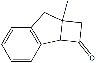 7,7a-Dihydro-7a-methyl-1H-cyclobut[a]inden-2(2aH)-one Struktur