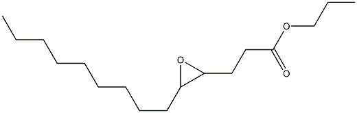 4,5-Epoxytetradecanoic acid propyl ester Struktur