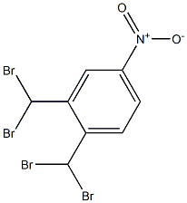 1,2-Bis(dibromomethyl)-4-nitrobenzene Struktur