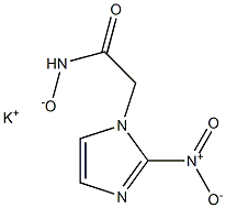 2-Nitro-1H-imidazole-1-ethanehydroxamic acid potassium salt Struktur