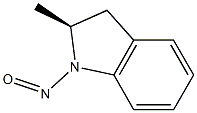 (2S)-2,3-Dihydro-2-methyl-1-nitroso-1H-indole Struktur