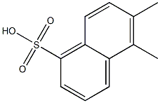 5,6-Dimethyl-1-naphthalenesulfonic acid Struktur