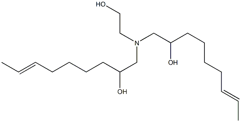 1,1'-[(2-Hydroxyethyl)imino]bis(7-nonen-2-ol) Struktur