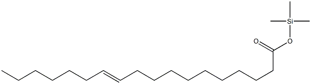 (E)-11-Octadecenoic acid trimethylsilyl ester Struktur