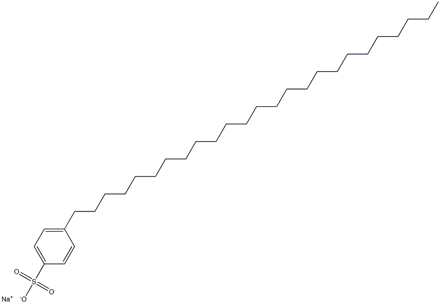 4-Pentacosylbenzenesulfonic acid sodium salt Struktur