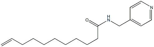 N-(4-Pyridylmethyl)-10-undecenamide Struktur