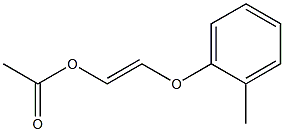 Acetic acid (E)-2-benzyloxyethenyl ester Struktur