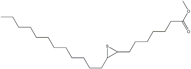 8,9-Epithiohenicosanoic acid methyl ester Struktur