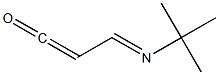 [(tert-Butylimino)methyl]ketene Struktur