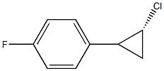 1-[(2R)-2-Chlorocyclopropyl]-4-fluorobenzene Struktur