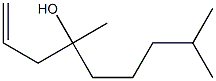 4,8-Dimethyl-1-nonen-4-ol Struktur